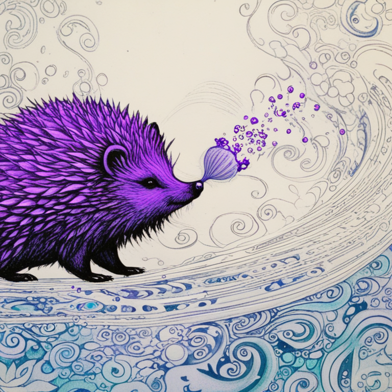 purple hedgehog DIGITALAX Team 2025 | Web3 Fashion | The Manufactory
